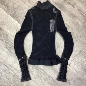 Out From Under Siren Sheer Mesh Seamless Top Size XS/S NWT